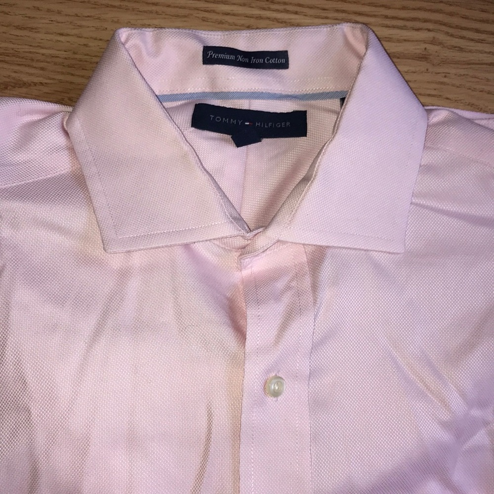 Tommy Hilfiger pink dress shirt
